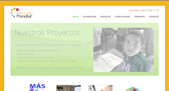 Desktop Screenshot of fundacionpronokal.org